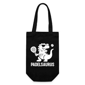 Padel amusant | Padelsaurus - Sac à bouteille - noir - Devant