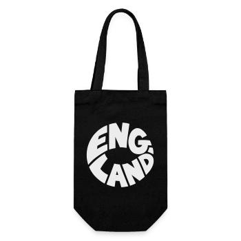 Conception du logo Engand Round - Sac à bouteille - noir - Devant