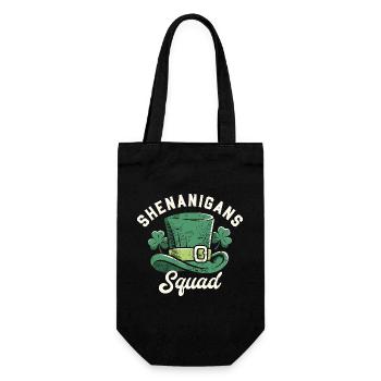 Escouade des Pitreries Chapeau Vert de la Saint-Patrick - Sac à bouteille - noir - Devant