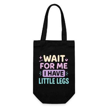 Cute Saying Humor Meme Funny Gift Idea - Gift Bag for Bottles - black - Front