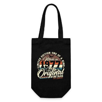 Cadeau d’anniversaire Born Vintage 1977 - Sac à bouteille - noir - Devant