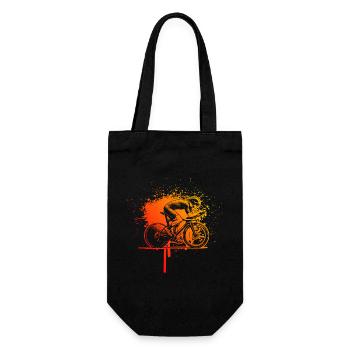 Motif emblématique du vélo de route - Sac à bouteille - noir - Devant