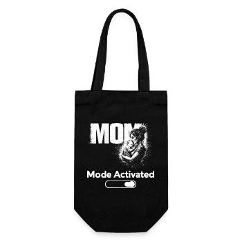 Mom Mode Activated Shirt Funny Mother Gift - Gift Bag for Bottles - black - Front