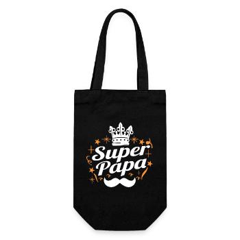 Super Papa - Sac à bouteille - noir - Devant