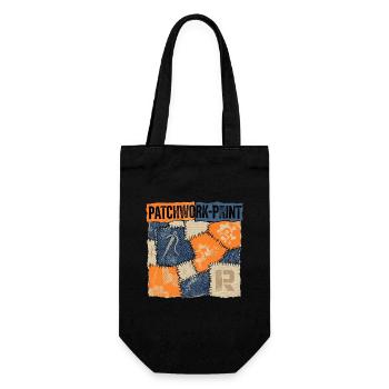 Patchwork Recycling - Gift Bag for Bottles - black - Front