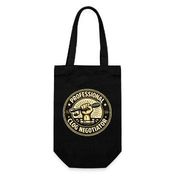 Constipation Professional | Pipe cleaning - Gift Bag for Bottles - black - Front