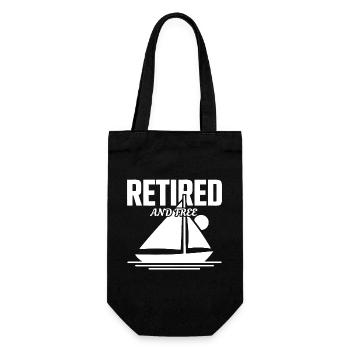 Libre à la retraite - Sac à bouteille - noir - Devant