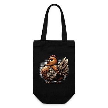 Poulets Poulet Amoureux des poules Coq Propriétaire de poulets - Sac à bouteille - noir - Devant