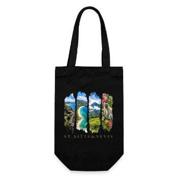 Voyage à Saint-Christophe-Nevis – Île des Caraïbes et culture - Sac à bouteille - noir - Devant