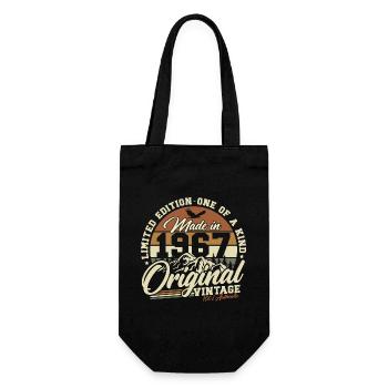 Cadeau d’anniversaire original de 1967 Vintage Retro - Sac à bouteille - noir - Devant