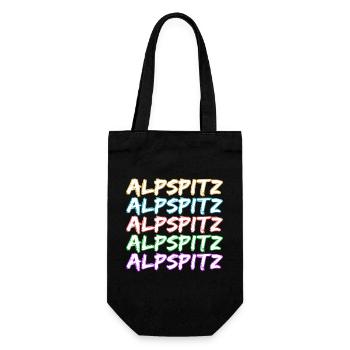 Alpspitz as mountaineering - Gift Bag for Bottles - black - Front