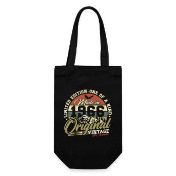 Original 1966 Vintage Vintage Birthday Gift - Gift Bag for Bottles - black - Front