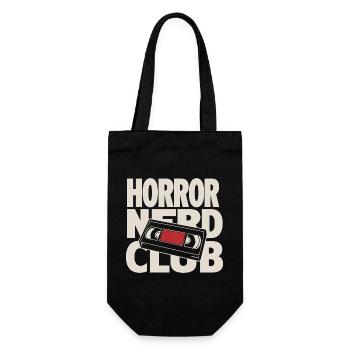 Club de nerds d’horreur VHS - Sac à bouteille - noir - Devant