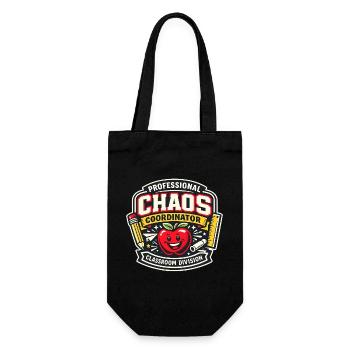 Professional Chaos Coordinator - Gift Bag for Bottles - black - Front