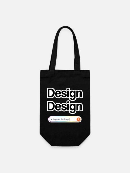 NOAI-Design - Geschenkbeutel für Flaschen - Schwarz