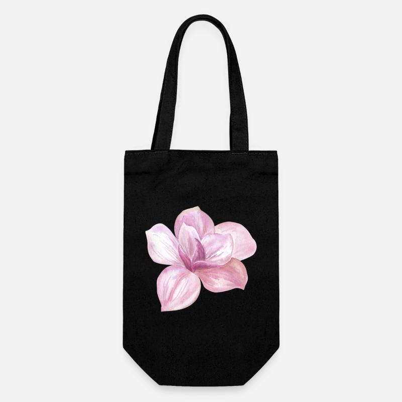 Fleur - Sac à bouteille - noir