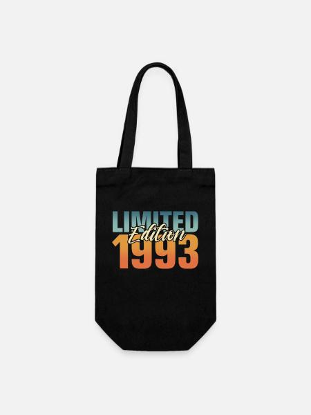 30. Geburtstag 1993 Jahrgang 30 Jahre - Geschenkbeutel für Flaschen - Schwarz
