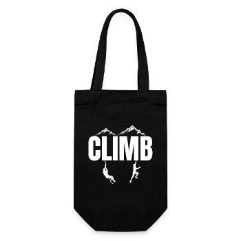 escalade, montagne, climb, climber - Sac à bouteille - noir - Devant