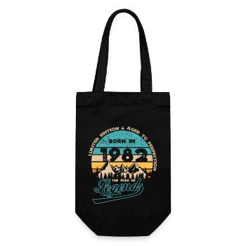 Legends 1982 - Gift Bag for Bottles - black - Front