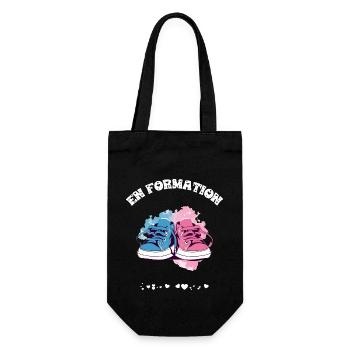 Bébé en formation - Sac à bouteille - noir - Devant
