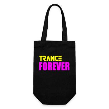 Trance forever - Gift Bag for Bottles - black - Front