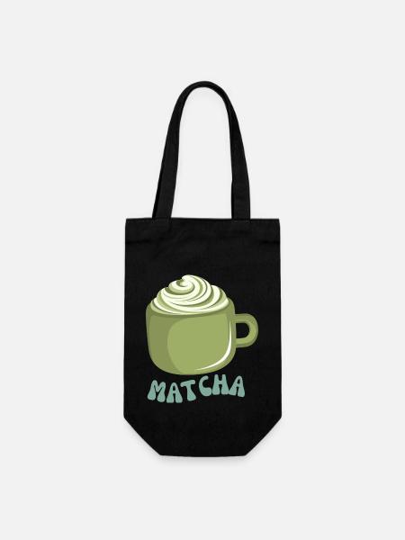 Matcha - Geschenkbeutel für Flaschen - Schwarz