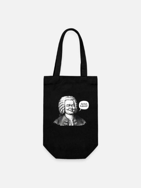Johann Sebastian Bach - Geschenkbeutel für Flaschen - Schwarz