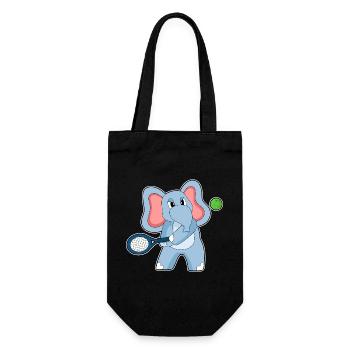 Raquette de tennis éléphant - Sac à bouteille - noir - Devant
