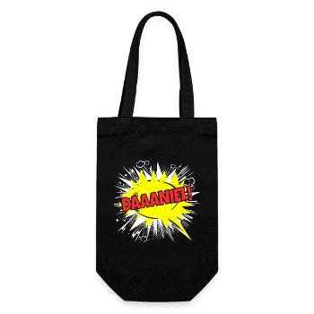 Le nom de Danie drôle de bulle de texte Daaaniel ! - Sac à bouteille - noir - Devant