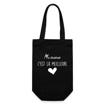 Ma Maman C'est la Meilleure - Sac à bouteille - noir - Devant