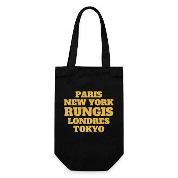 Rungis Style - Unique streets, unique style. - Sac à bouteille - noir - Devant