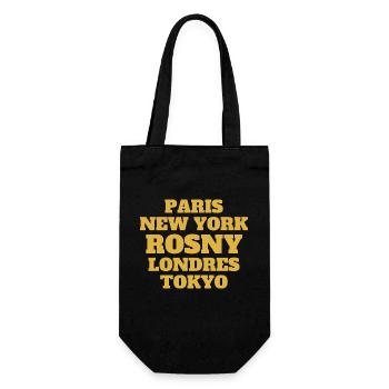 Rosny Style - Unique streets, unique style. - Sac à bouteille - noir - Devant