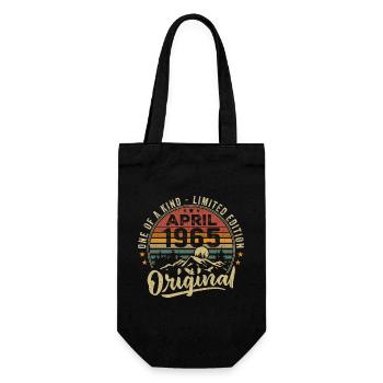 Avril 1965 Cadeau D'anniversaire Vintage 1965 - Sac à bouteille - noir - Devant