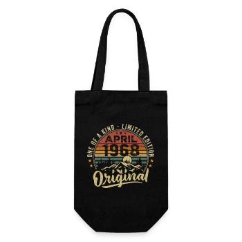 Avril 1968 Cadeau D'anniversaire Vintage 1968 - Sac à bouteille - noir - Devant