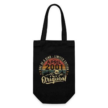 Avril 2001 Cadeau D'anniversaire Vintage 2001 - Sac à bouteille - noir - Devant
