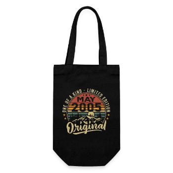 Mai 2005 Vintage Cadeau D’anniversaire Mai 2005 - Sac à bouteille - noir - Devant
