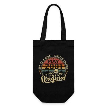 Mai 2001 Vintage Cadeau D’anniversaire Mai 2001 - Sac à bouteille - noir - Devant