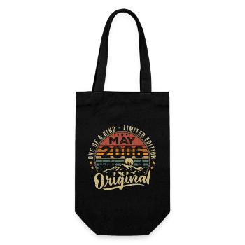 Mai 2006 Vintage Cadeau D’anniversaire Mai 2006 - Sac à bouteille - noir - Devant