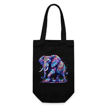 Éléphant - Sac à bouteille - noir - Devant