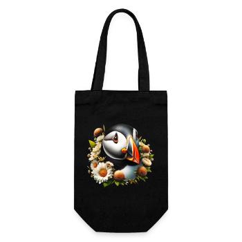 Puffin - Gift Bag for Bottles - black - Front