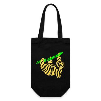 Sloth - Gift Bag for Bottles - black - Front