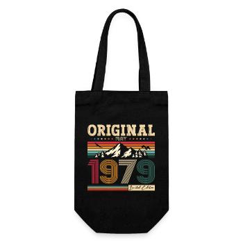 Original Mai 1979 Millésime 1979 Anniversaire 1979 - Sac à bouteille - noir - Devant
