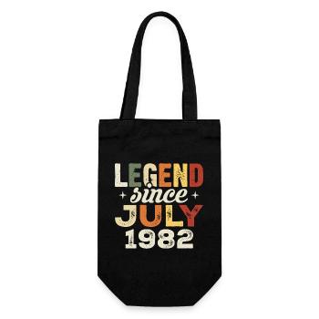 July 1982 Birthday Gift July 1982 Birthday - Gift Bag for Bottles - black - Front