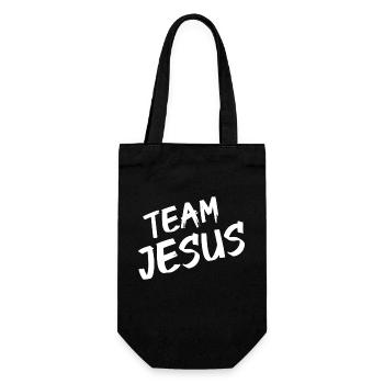 Team Jesus Christ Christ Evangelical - Gift Bag for Bottles - black - Front