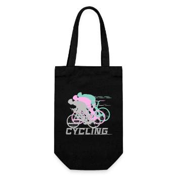 Cycling - Geschenkbeutel für Flaschen - Schwarz - Vorne