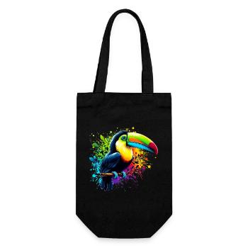 Toucan - Gift Bag for Bottles - black - Front