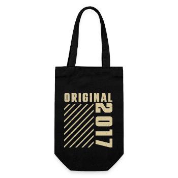 Original 2017 Authentic 2017 Vintage Bursdag - Gift Bag for Bottles - black - Front