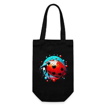 Ladybug - Gift Bag for Bottles - black - Front