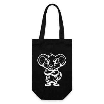 souris - Sac à bouteille - noir - Devant
