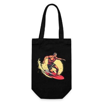 Graphisme Surfer - Sac à bouteille - noir - Devant